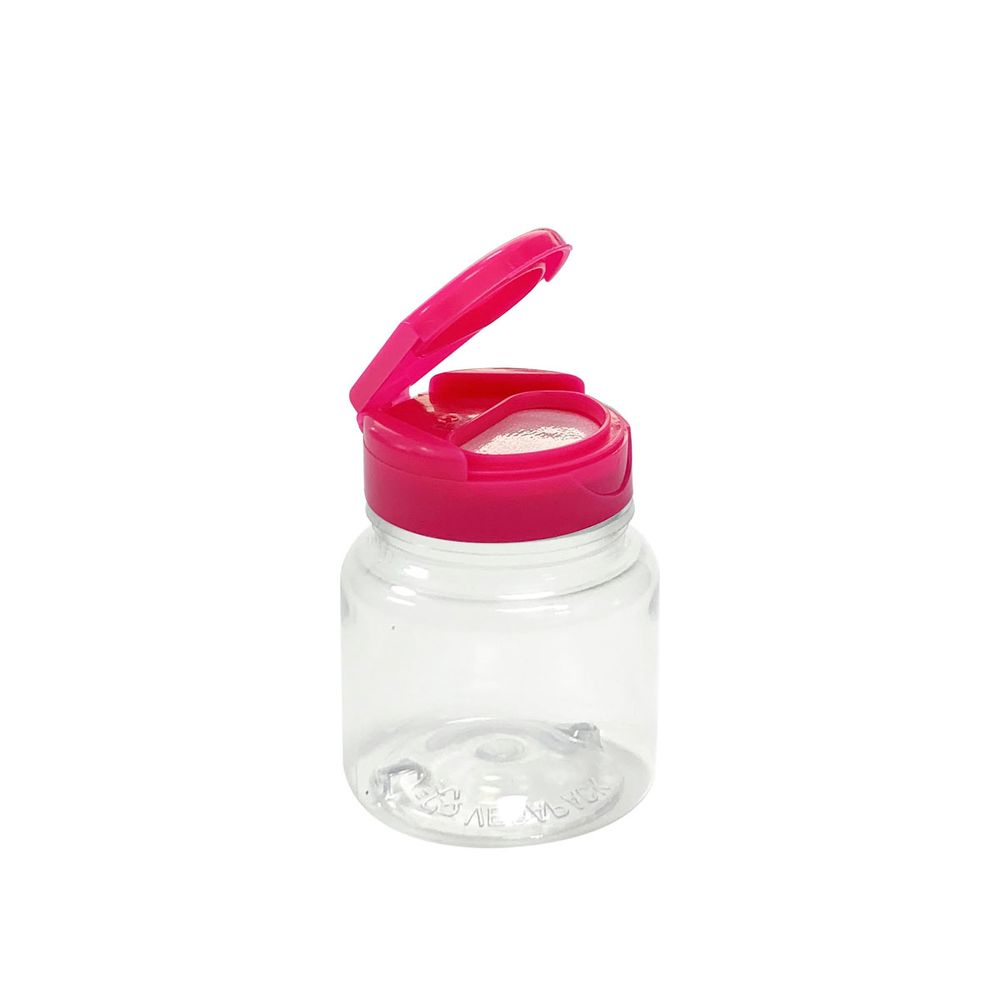 Pote-Para-Capsulas-Pet-50ml-cristal-com-tampa-pink