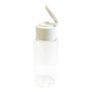 FRASCO-PET-OVAL-60ML-CRISTAL-COM-TAMPA-FLIP-TOP-BRANCA