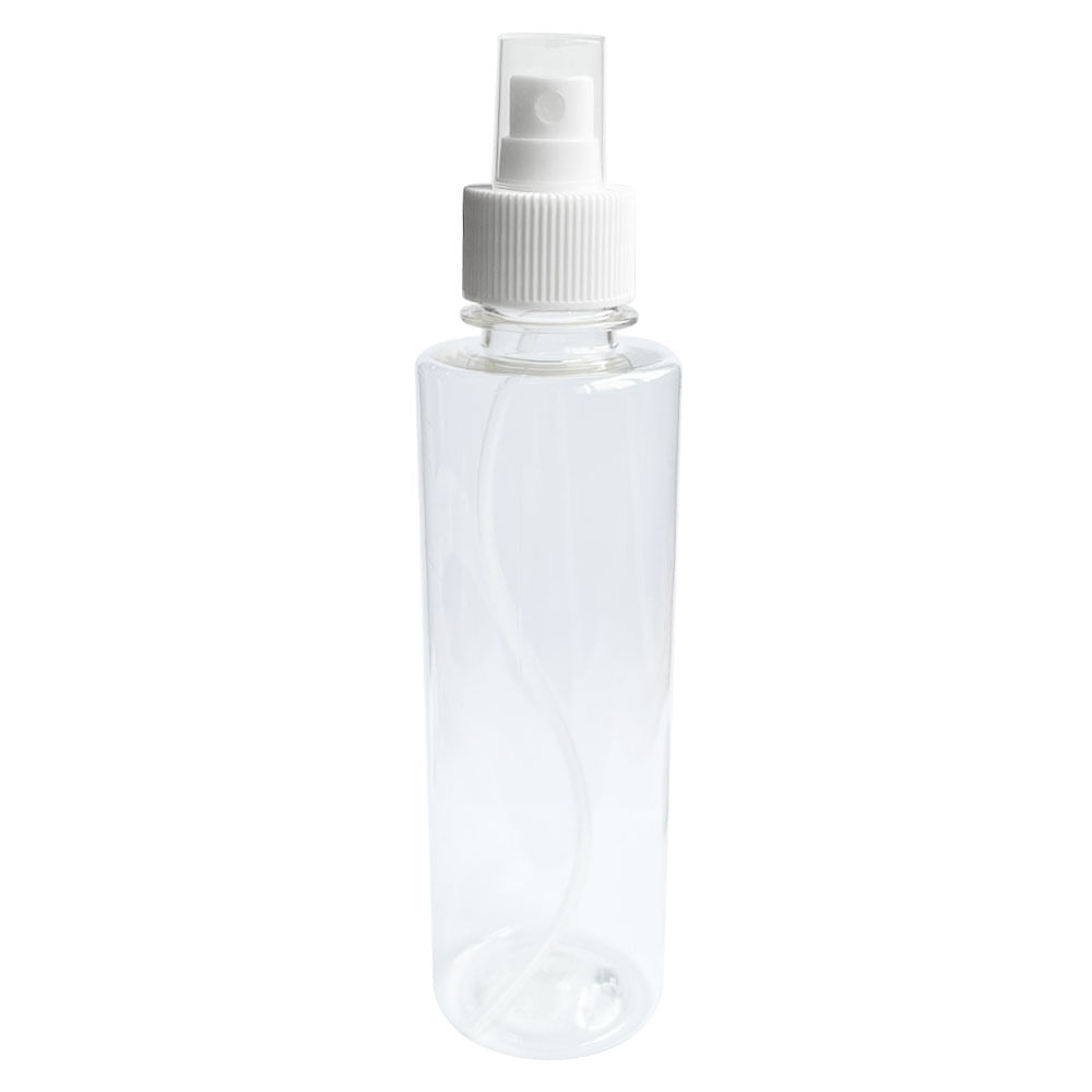 SPRAY-BRANCO-FRASCO-PET-CILINDRICO-RETO-250ML-CRISTAL