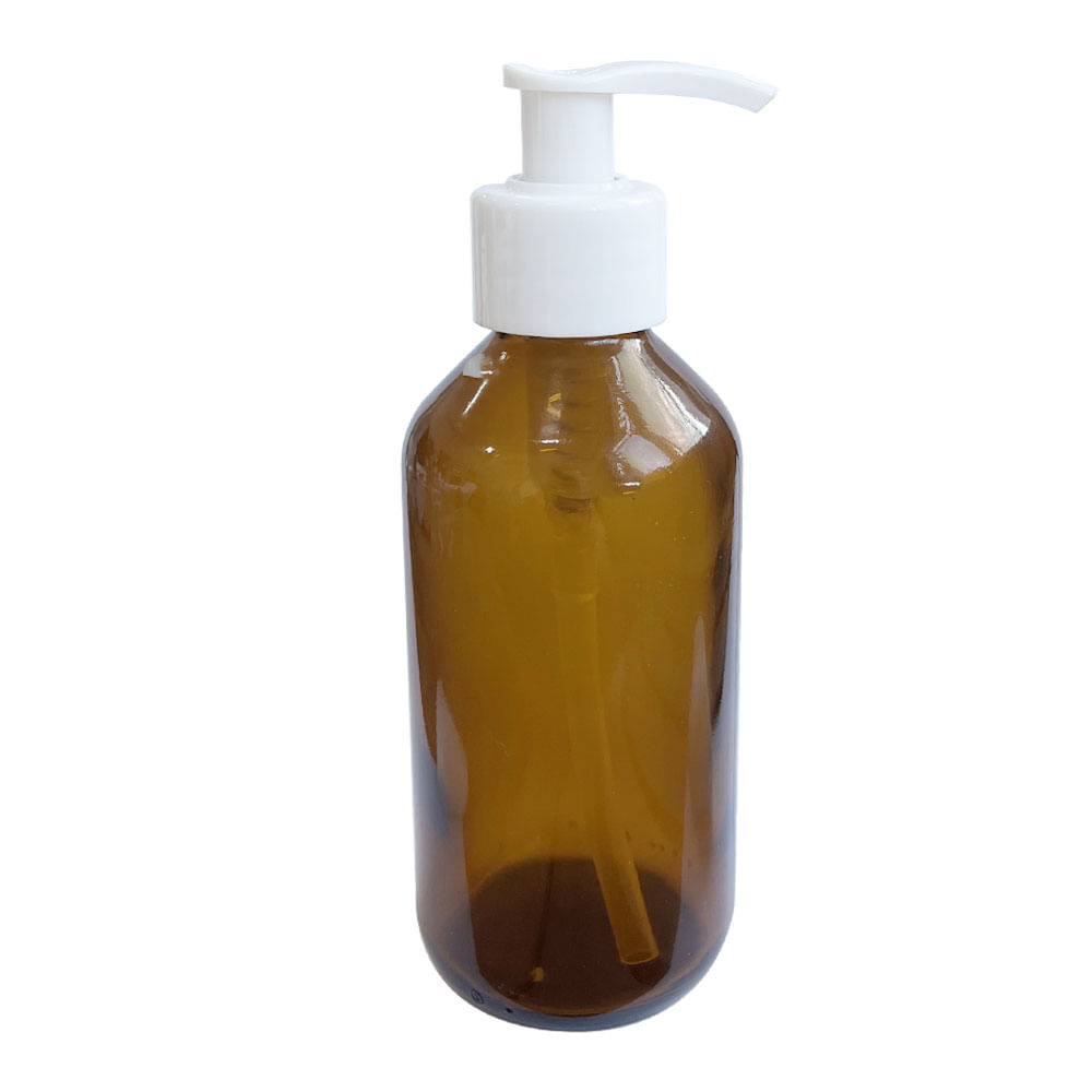 FRASCO-DE-VIDRO-AMBAR-200ML-COM-BICO-DE-PATO-BRANCO